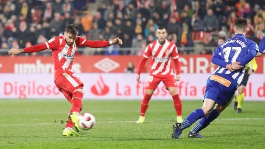 Portu, just abans de marcar el 2-1 en el duel de Copa contra l&#039;Alabès.