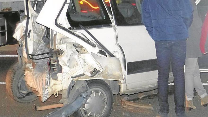 herida tras accidentarse en la cv-10 en vila-real