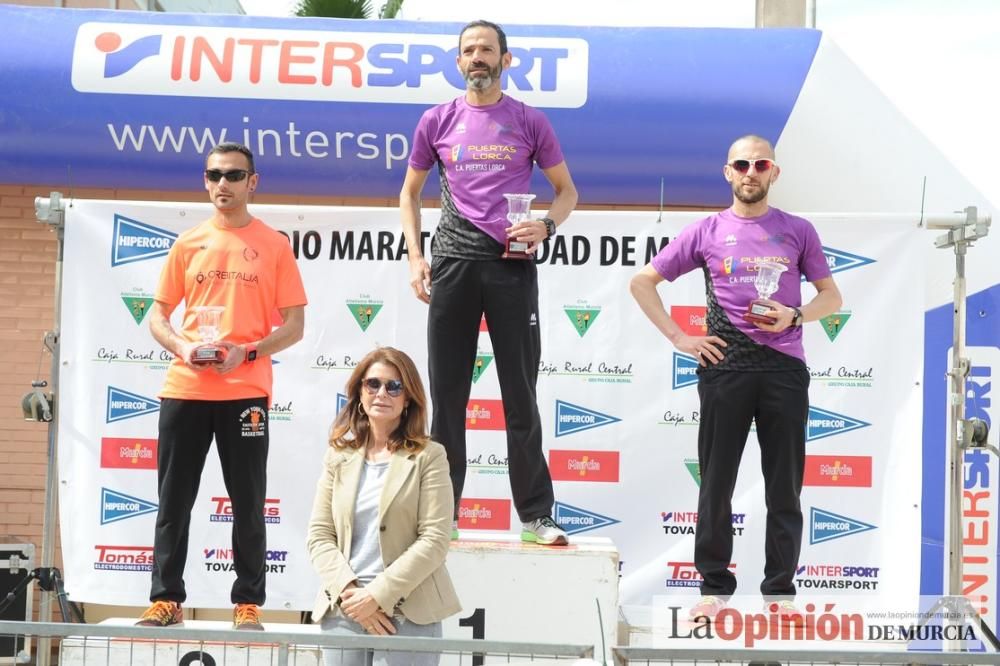 Media Maratón de Murcia: podios