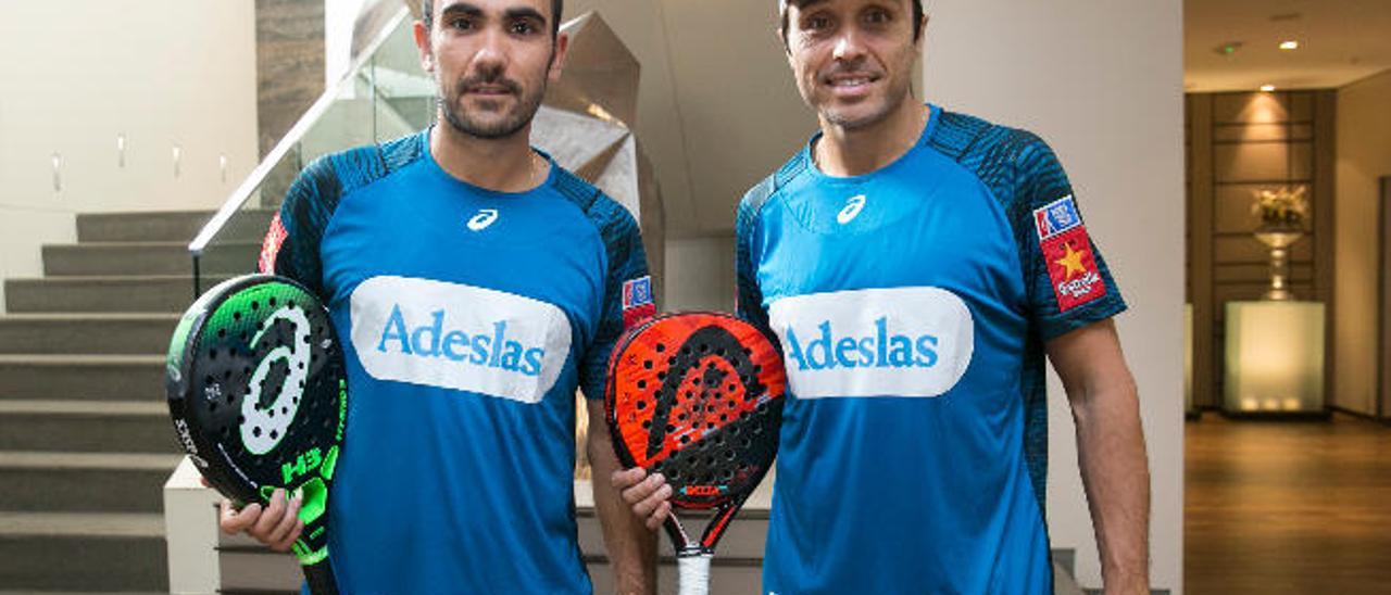 Pablo Lima y Fernando Belasteguín, pareja número uno del World Padel Tour.