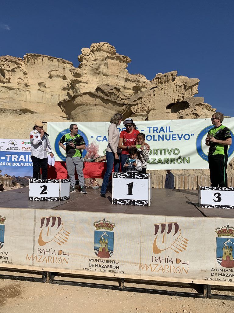 Todas las imágenes del cross por las calas de Bolnuevo, en Mazarrón