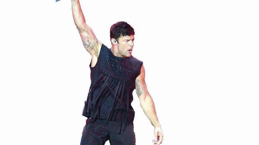 Ricky Martín, en su concierto en el Coliseum.