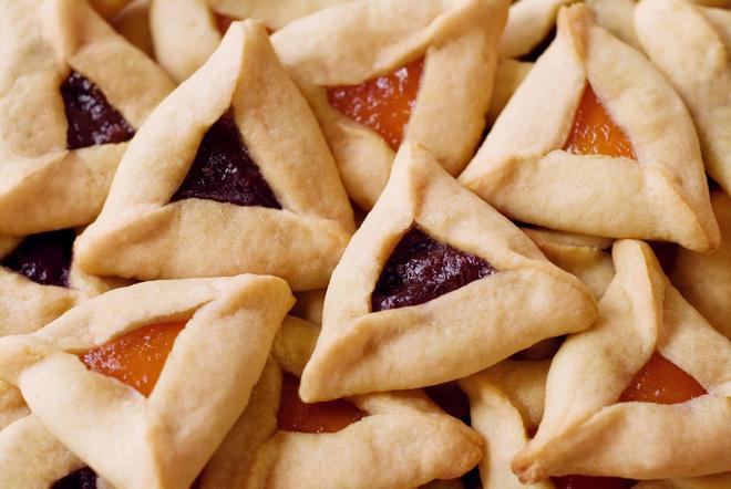 Galletas judías Hamantaschen