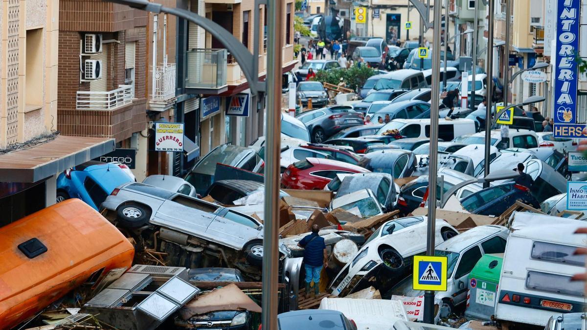 Los momentos más impactantes que dejó el martes la DANA en Valencia