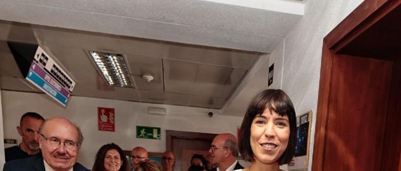 La ministra Diana Morant, durante su visita a Canarias. | | MARÍA PISACA