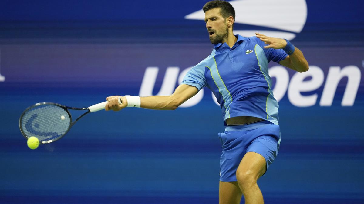 El tenista serbio Novak Djokovic durante la disputa del US Open.