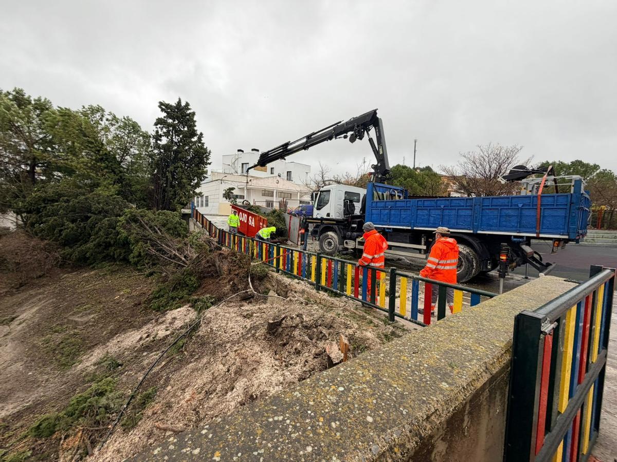 El Colegio del Carmen permanecerá cerrado este viernes por los desperfectos que sufre por el temporal.