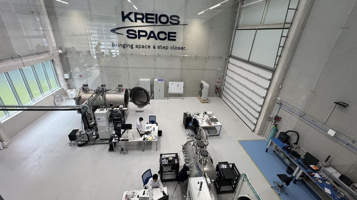Instalaciones de la viguesa Kreios Space.