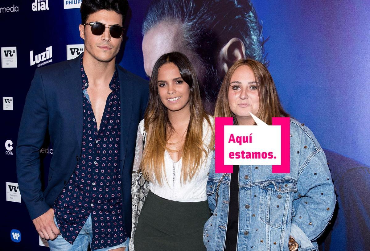 Kiko Jiménez, Gloria Camila y Rocío Flores en un photocall