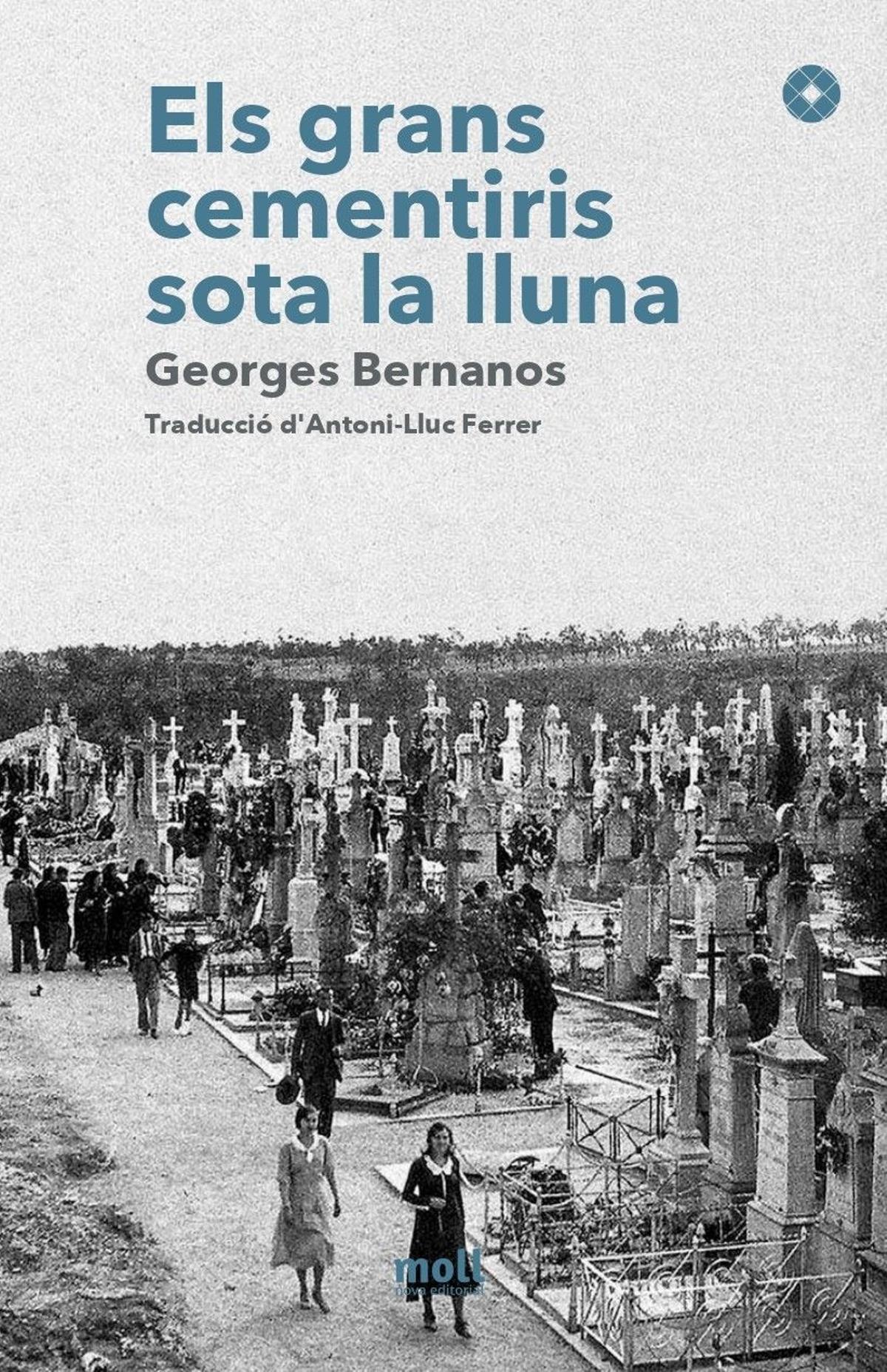 Portada de 'Els grans cementiris sota la lluna', de Bernanos