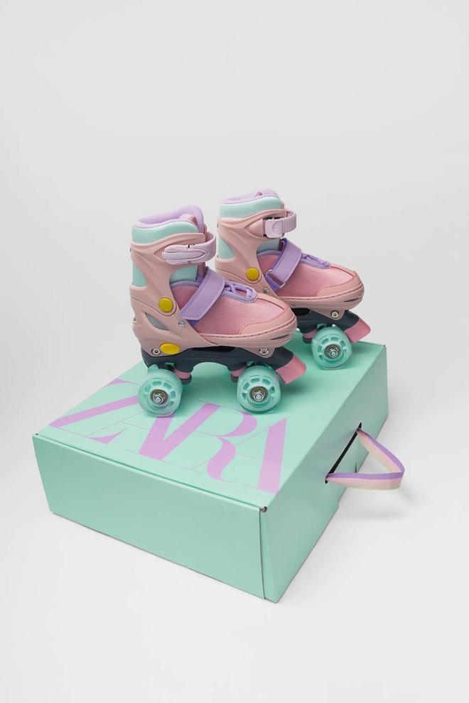 Zara lanza unos patines de color pastel
