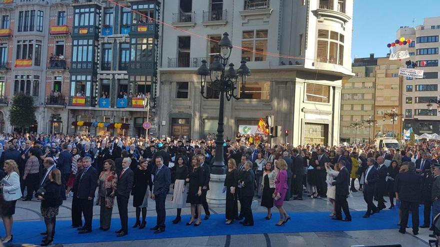 Alfombra azul de los premios &quot;Princesa de Asturias&quot; 2017