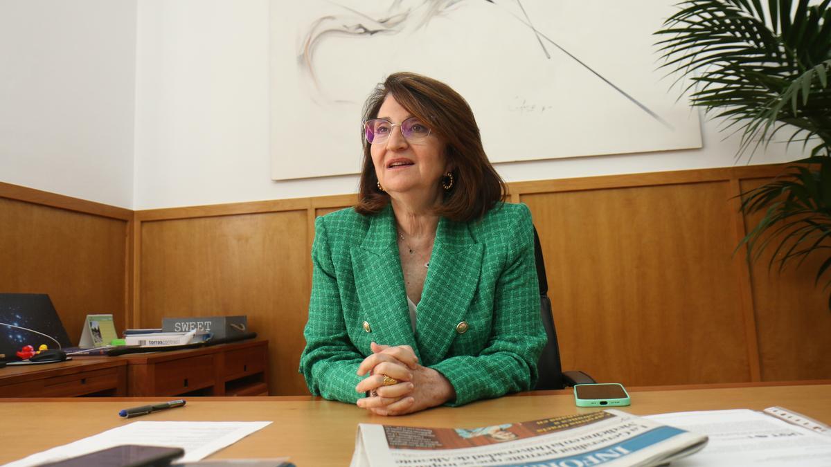 La rectora de la Universidad de Alicante, Amparo Navarro.