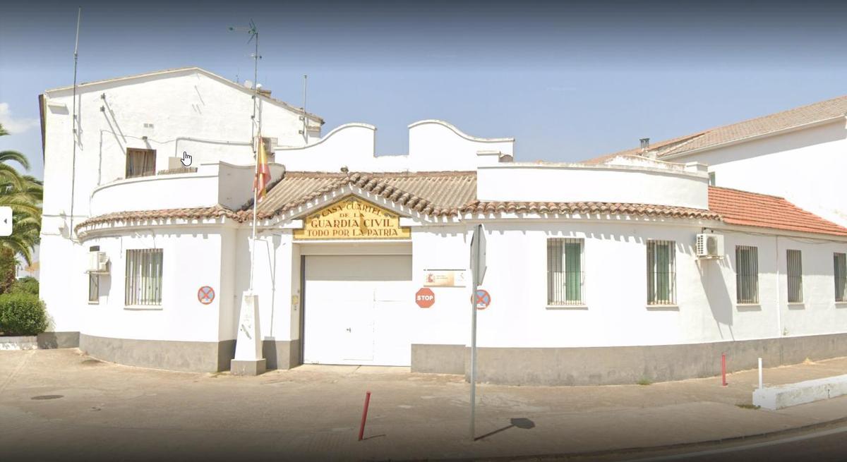 Puesto de la Guardia Civil en Fuente de Cantos (Badajoz), después de los trabajos de Mon Tejera.