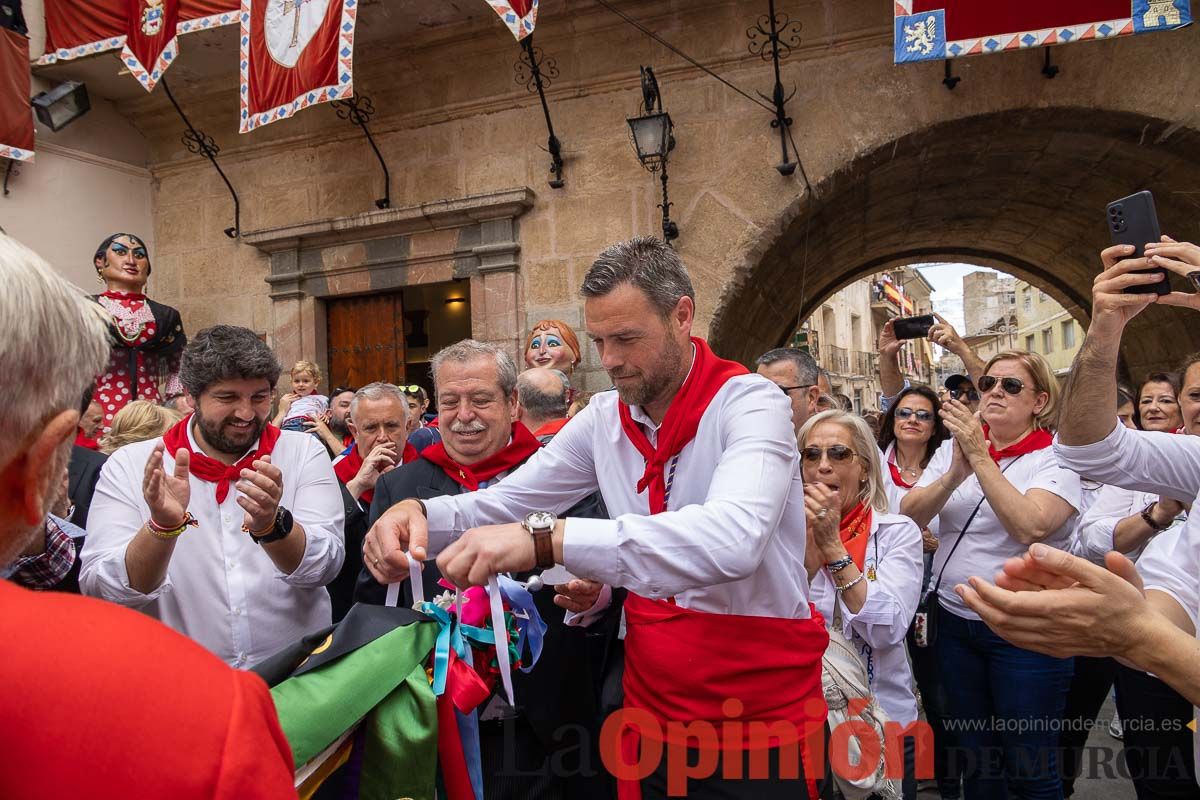 Moros y Cristianos en la mañana del día dos en Caravaca