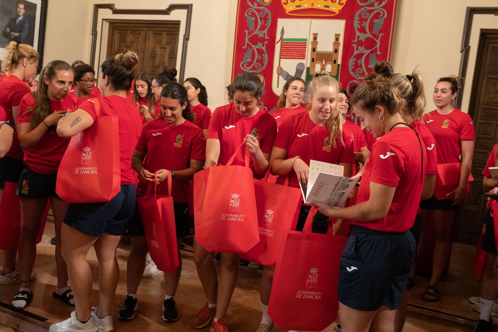 GALERÍA | Zamora recibe a la selección española femenina de rugby