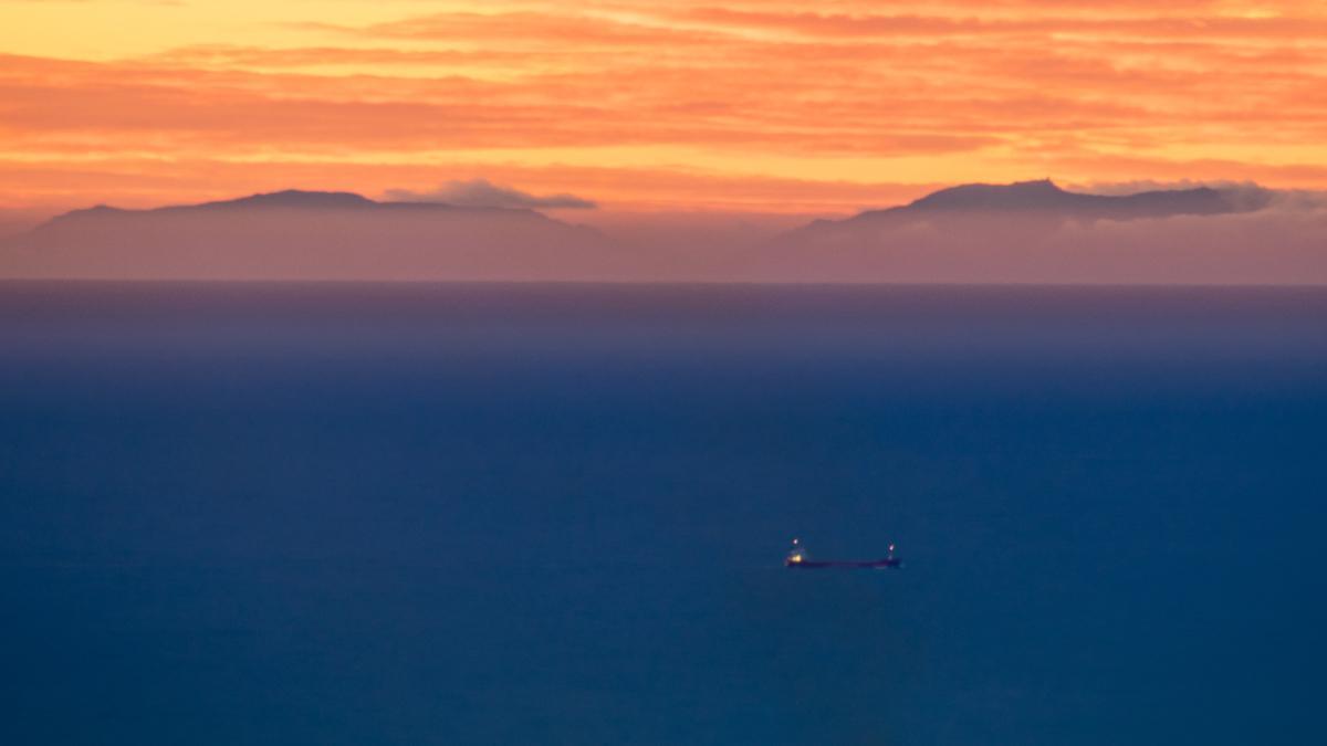 FOTOS | Així s’ha vist Mallorca des de Barcelona aquest matí