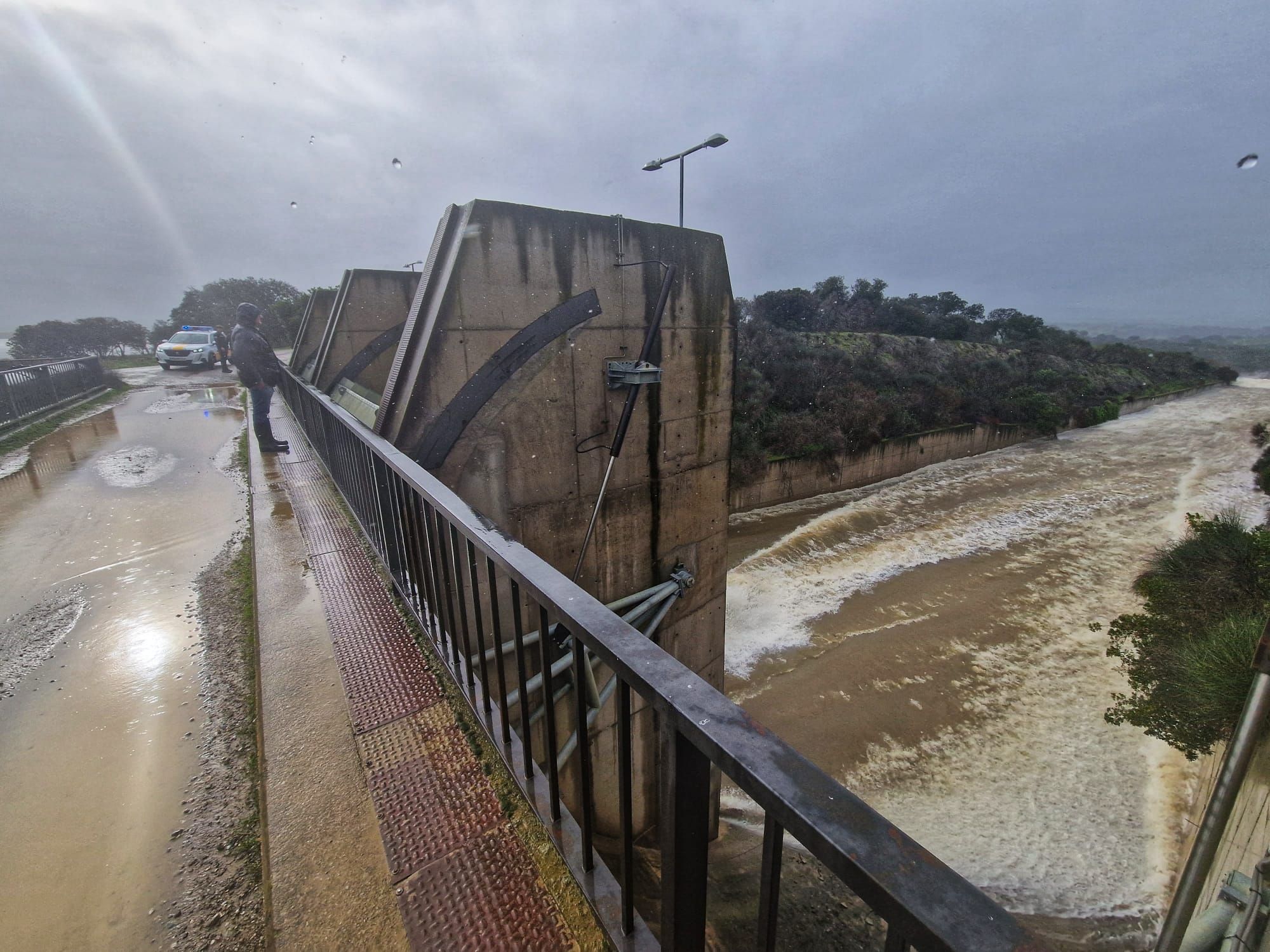 Las imágenes que deja la borrasca Efraín en Extremadura