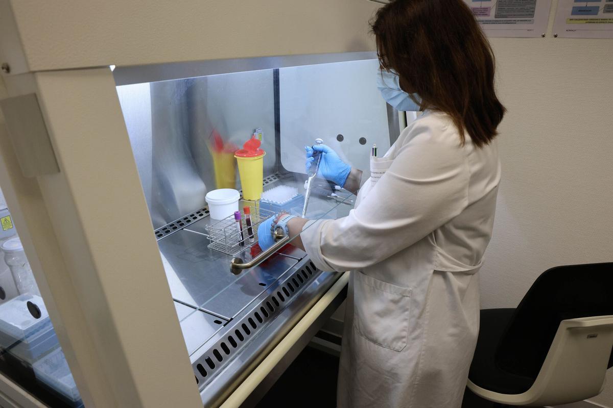 Una investigadora del Instituto Sanitario Galicia Sur de Vigo.