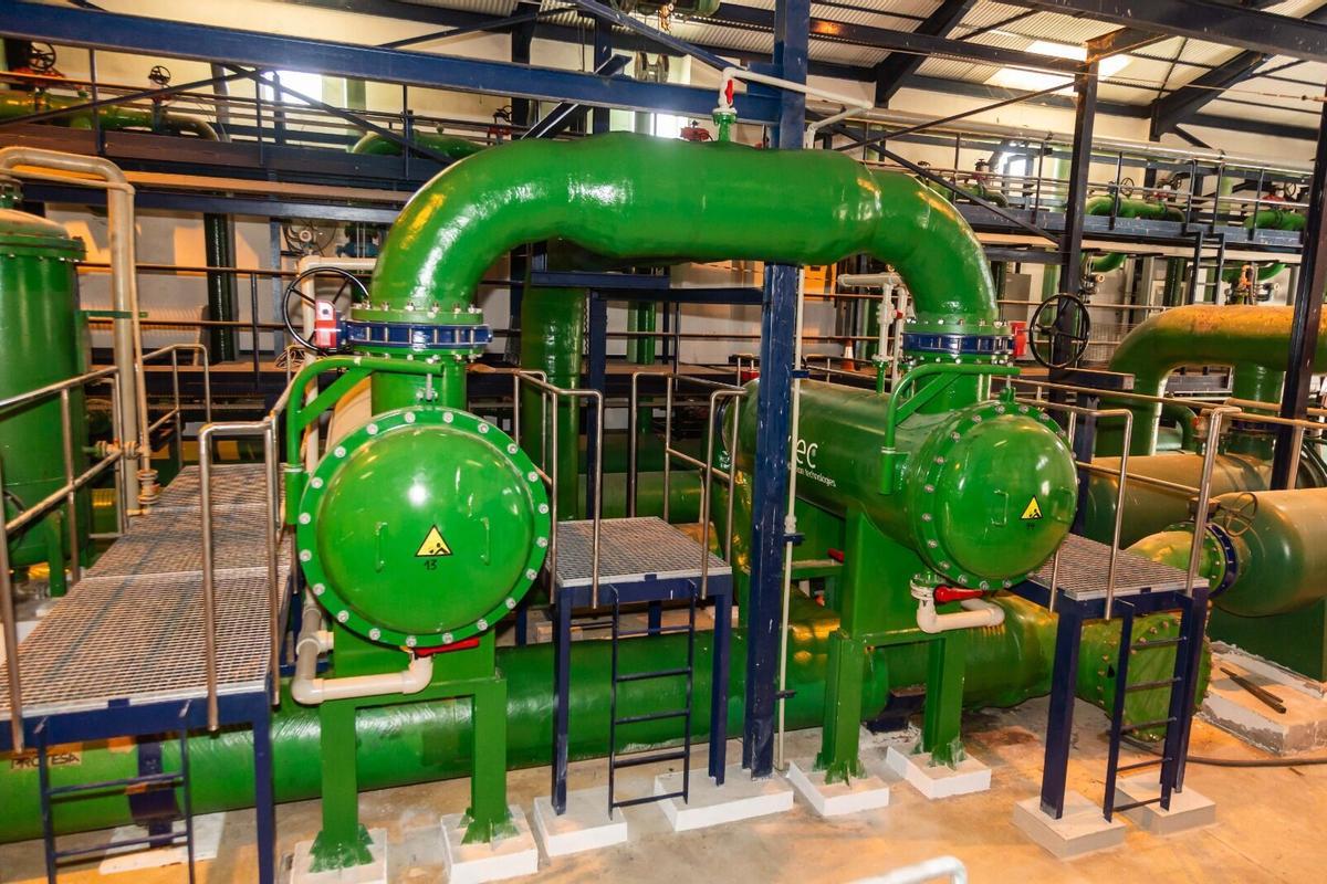 La desaladora de Marbella ha albergadoun importante proceso de renovación. Medio Ambiente. Desaladora Marbella