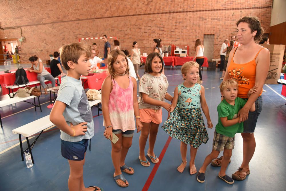 Evacuats de Sant Joan d' Oló.