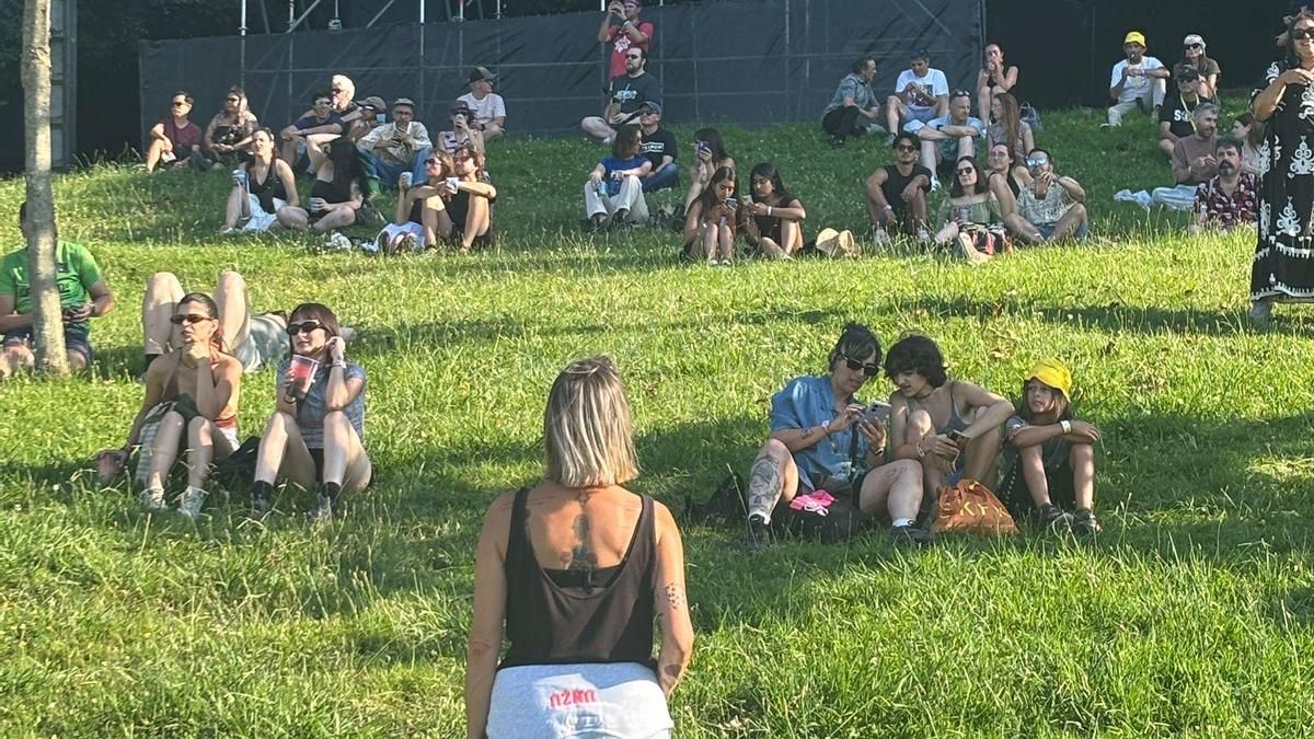 Belén Unzurrunzaga en el Festival BBK Live.