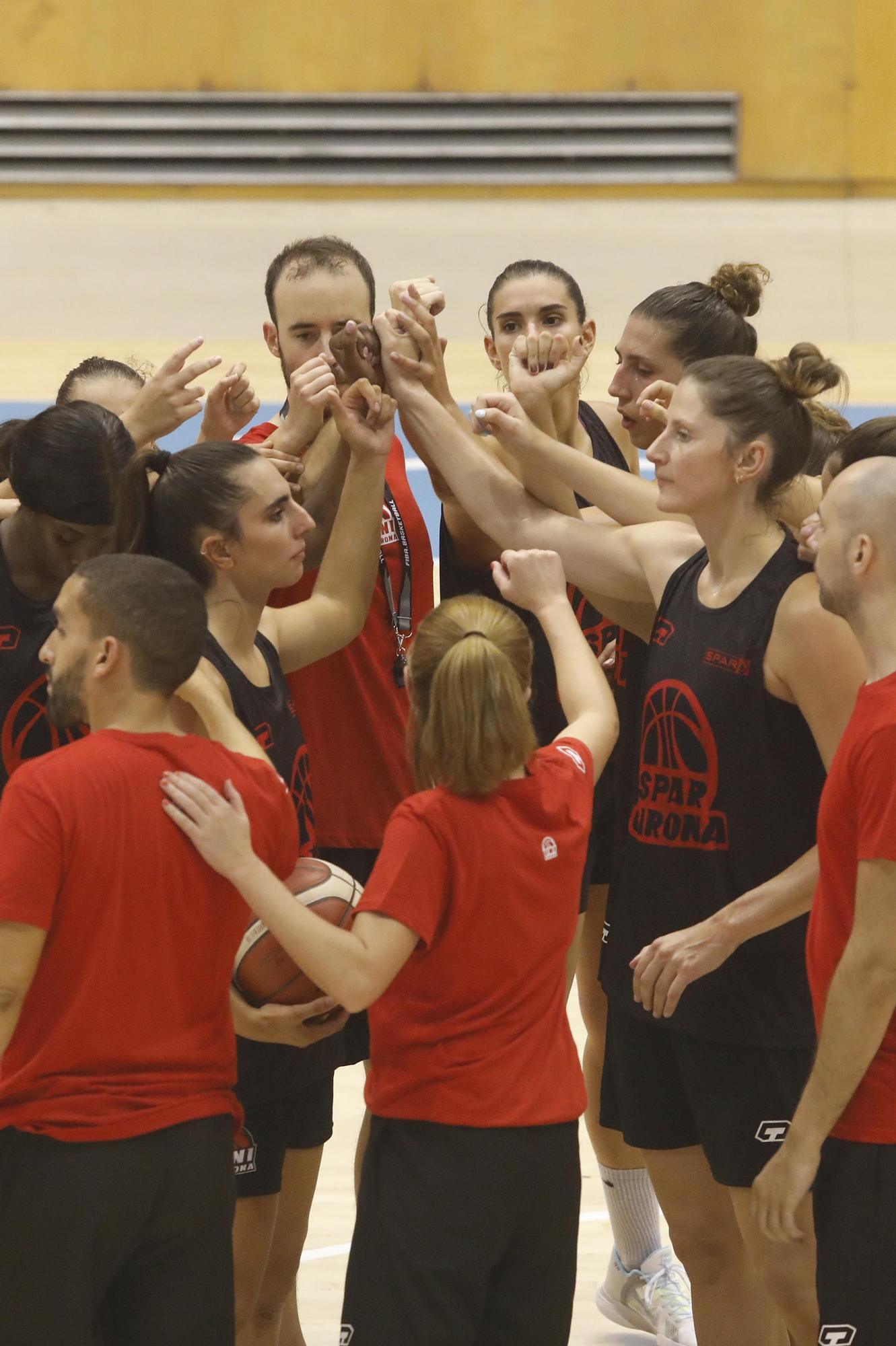 Primer entrenament de l'Spar Girona