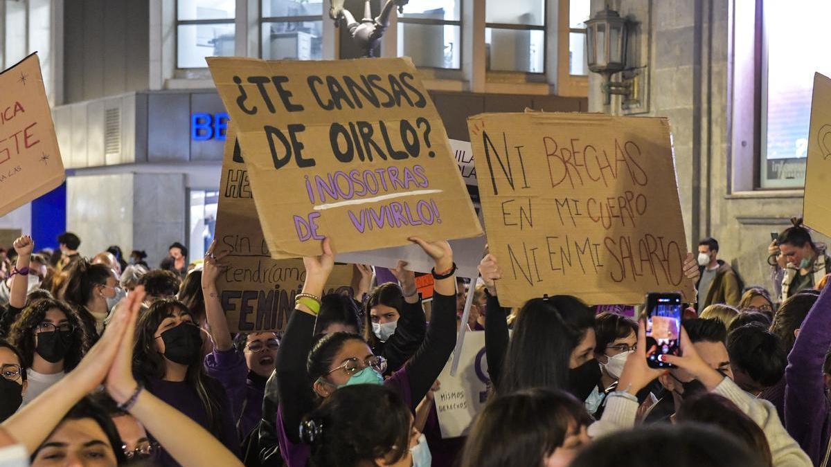 Imagen de archivo de la última manifestación por el Día Internacional de las Mujeres