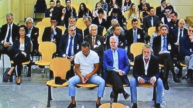 Imagen del juicio de la Gürtel en la Audiencia Nacional