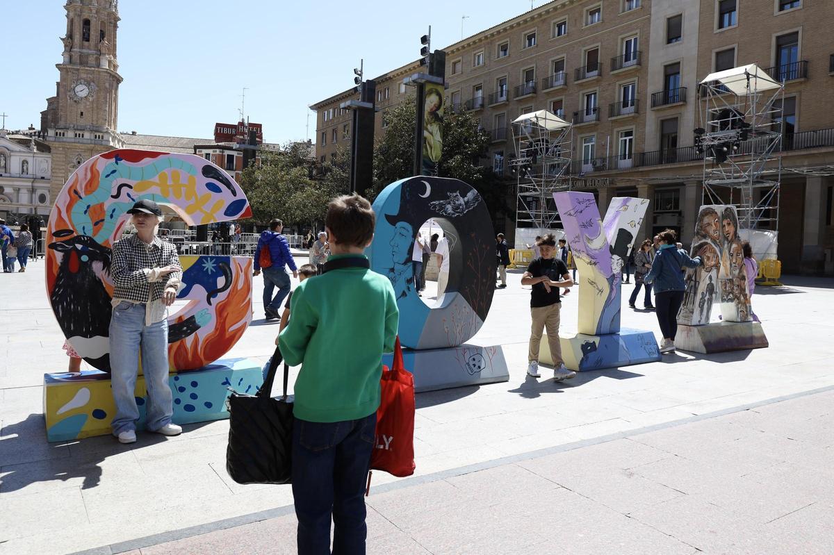 La programación de las Fiestas Goyescas se concentra en la plaza del Pilar y su entorno.