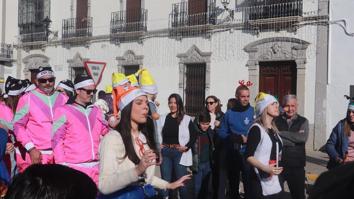 Una de las pruebas de los Juegos del Frío de Hinojosa.