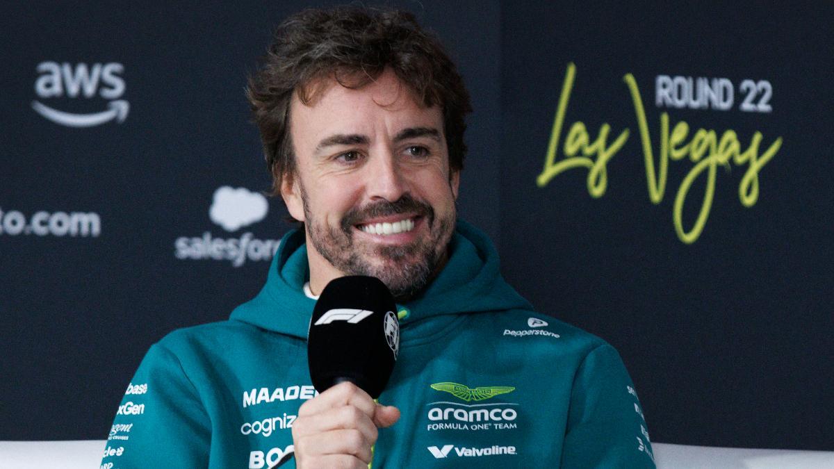 Fernando Alonso, en rueda de prensa