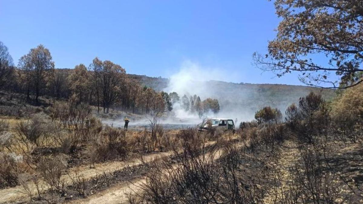 El incendio de Villanueva de Valrojo.