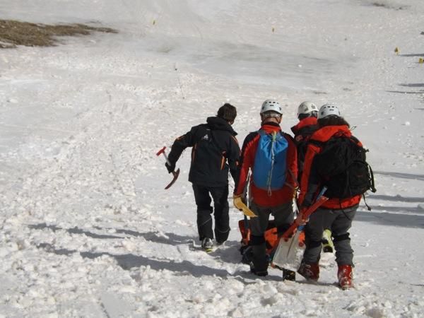 Simulacre de rescat a Vallter