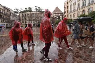 Los chubascos vuelven a Málaga para refrescar un campo azotado por la sequía