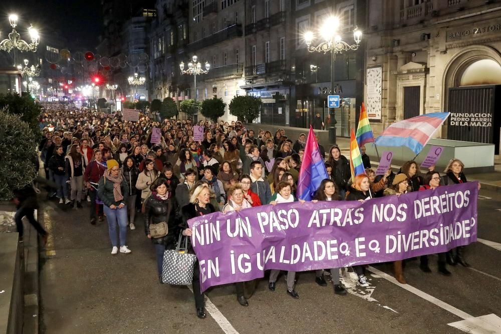 Vigo entona la defensa de los derechos de las mujeres