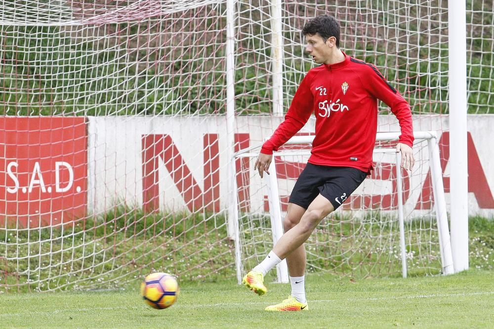 Entrenamiento del Sporting