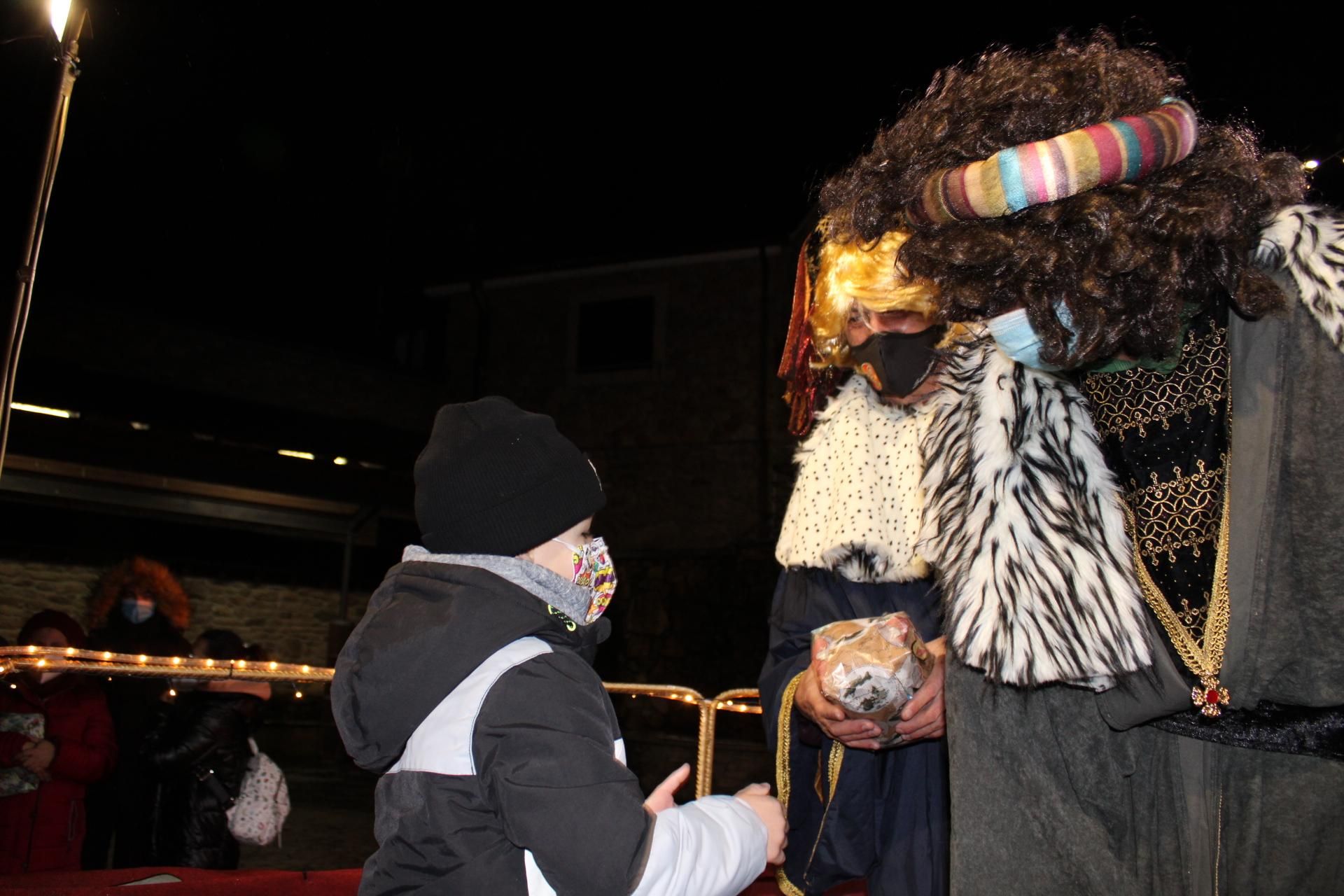 Los Reyes Magos, muy atareados en Lubián