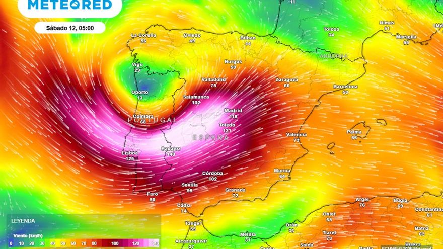 Algunos escenarios muestran que la dana se adentrará en la España peninsular a finales de semana.