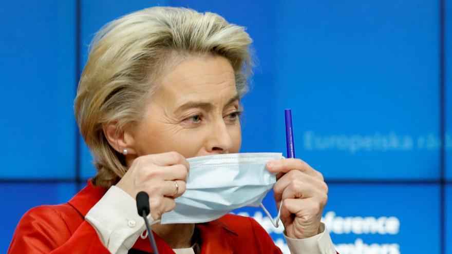 La presidenta de la Comisión Europea, Ursula Von Der Leyen