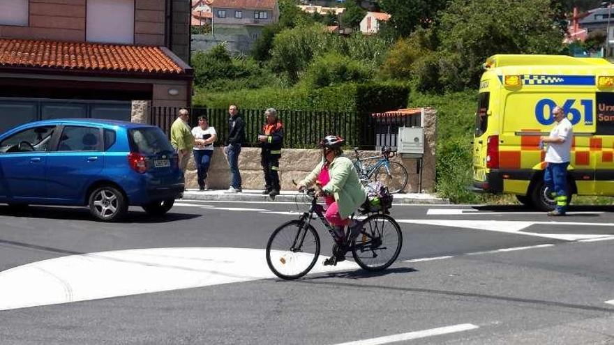 Al lugar acudieron Policía Local, Protección Civil y 061. // G.Núñez