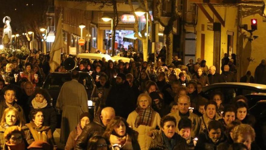 Procesión de las antorchas un año anterior