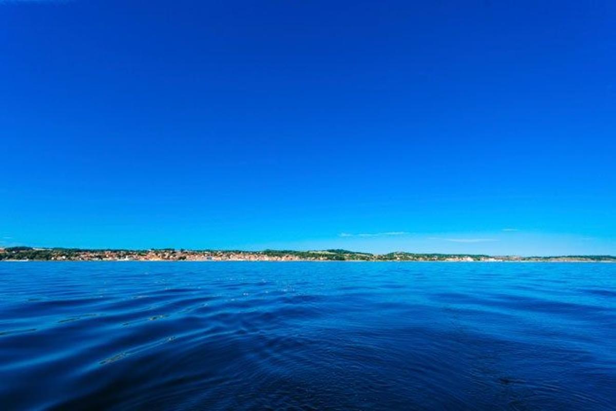 Archipiélago de Ertholmene visto desde las costas de Bornholm