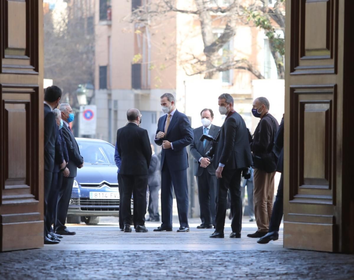 Felipe VI preside la Cumbre Empresarial por la Competitividad de Aragón