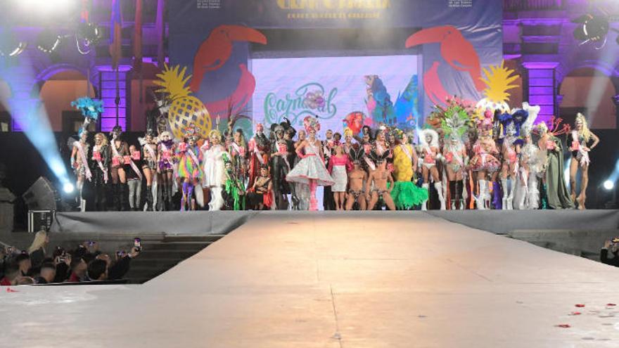 La corte de candidatos al trono del Carnaval desfilará en Mesa y López