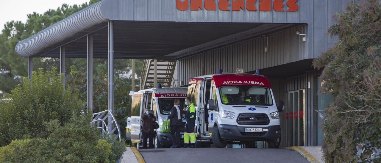 Urgencias del Hospital Lluís Alcanyís, en Xàtiva.