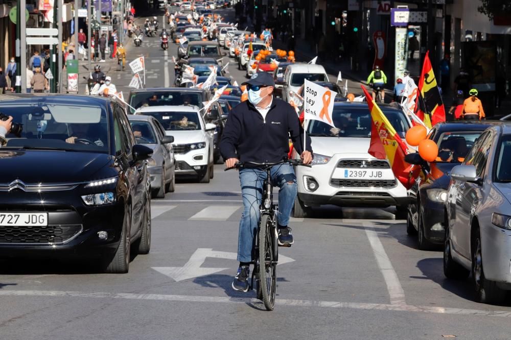 Miles de murcianos protestan en las calles contra la ley Celaá