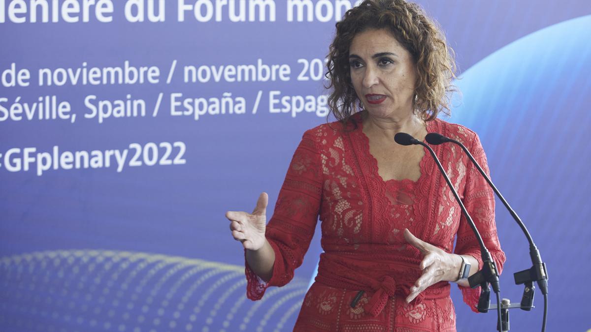 La ministra de Hacienda y Función Pública, María Jesús Montero.