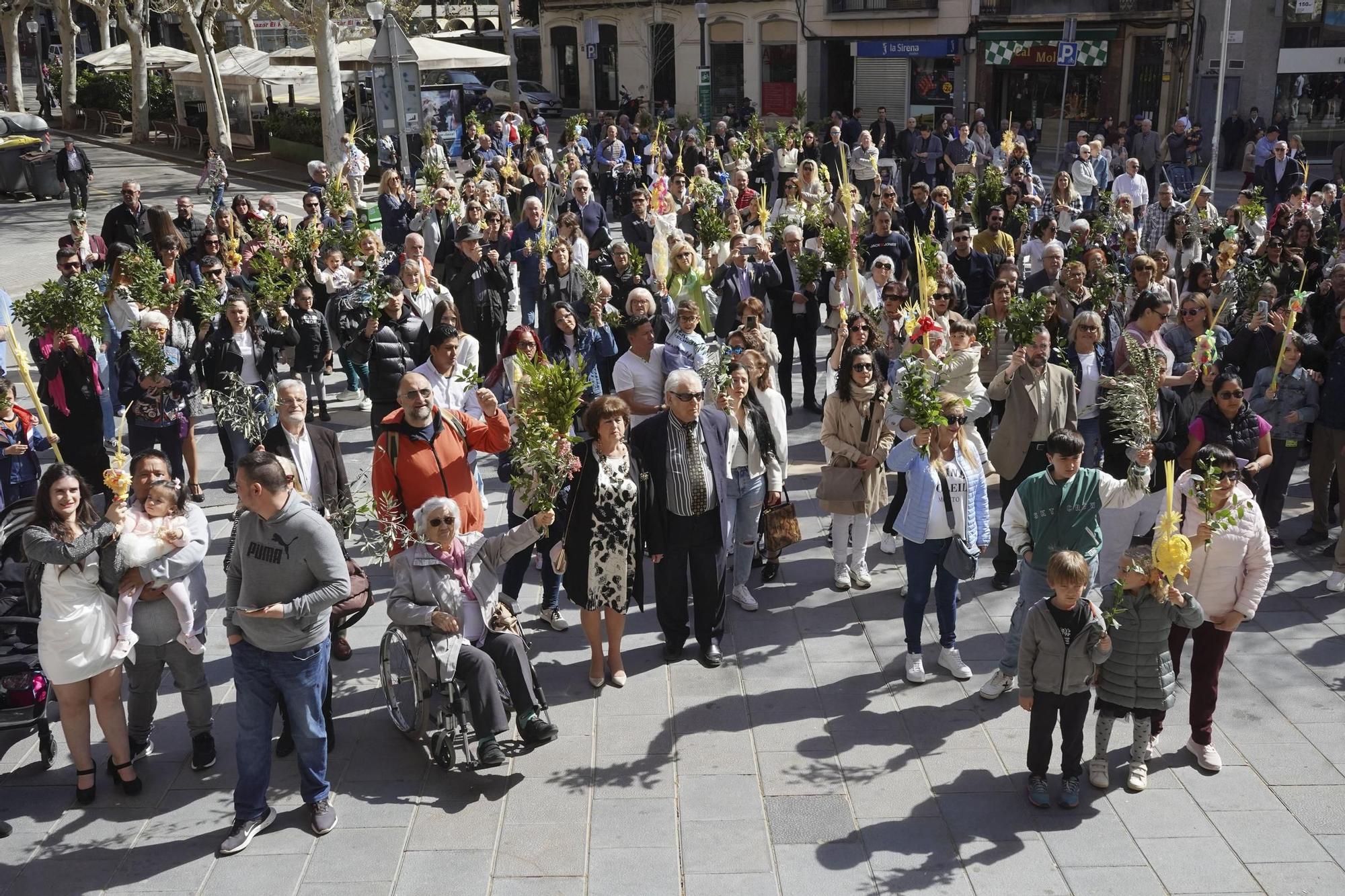 Imatges de la benedicció de Rams a Manresa