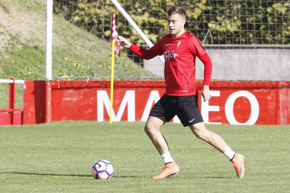 Entrenamiento del Sporting